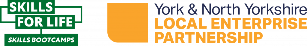 Logos for Skills for Life and York & North Yorkshire Local Enterprise Partnership